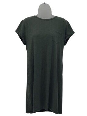GAP Crewneck T-shirt dress Chest Pocket Mini Babydoll Short Sleeve A-Line Tee